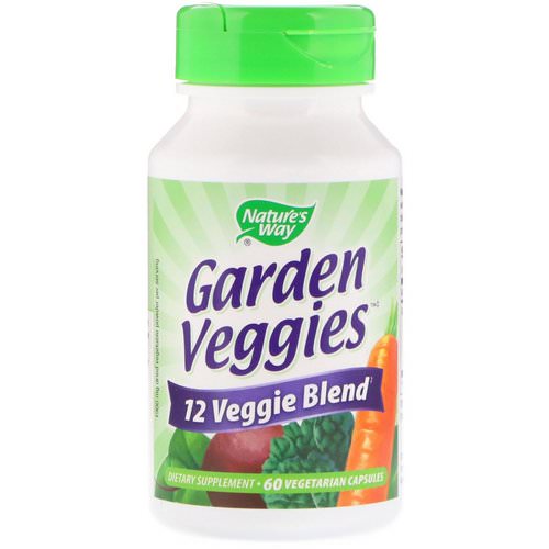 Nature's Way, Garden Veggies, 60 Vegetarian Capsules Review