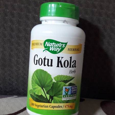 Nature's Way Herbs Homeopathy Gotu Kola