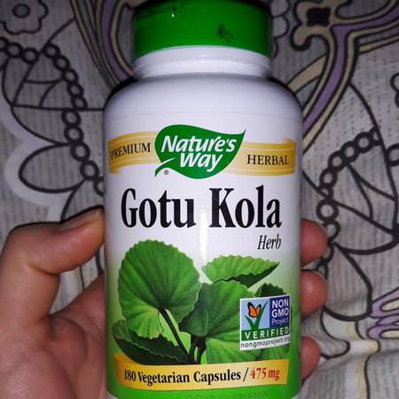 Herbs Homeopathy Gotu Kola Non Gmo Project Verified Nature's Way
