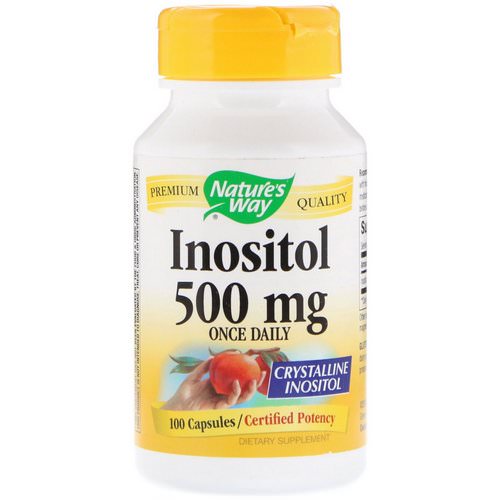 Nature's Way, Inositol, Once Daily, 500 mg, 100 Capsules Review
