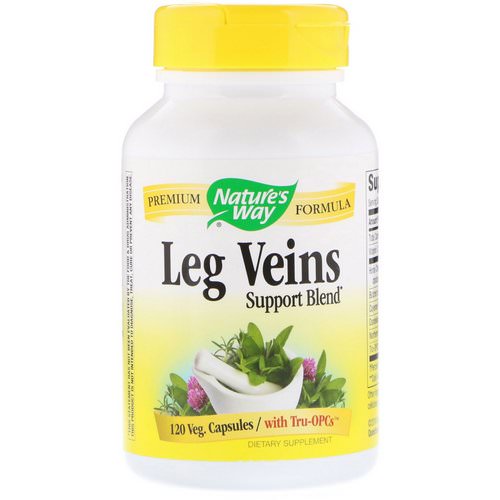 Nature's Way, Leg Veins Support Blend, 120 Veg Capsules Review