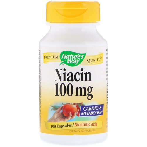 Nature's Way, Niacin, 100 mg, 100 Capsules Review