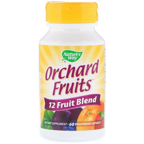 Nature's Way, Orchard Fruits, 12 Fruit Blend, 60 Vegetarian Capsules Review