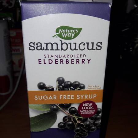 Nature's Way, Sambucus, Standardized Elderberry, Sugar-Free Syrup, 4 fl oz (120 ml) Review