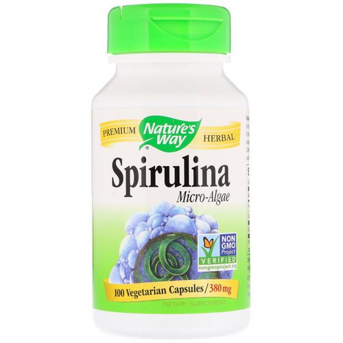 Nature's Way, Spirulina Micro-Algae, 380 mg, 100 Vegetarian Capsules Review
