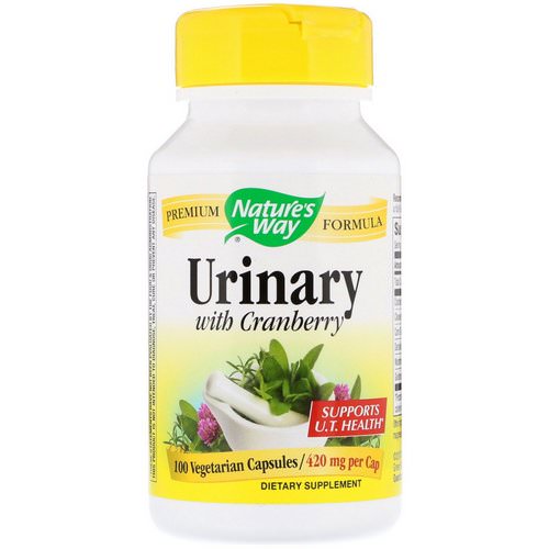Nature's Way, Urinary with Cranberry, 420 mg, 100 Vegetarian Capsules Review