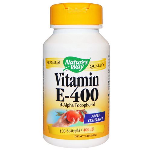 Nature's Way, Vitamin E, 400 IU, 100 Softgels Review
