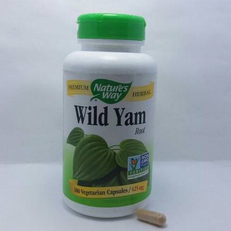 Nature's Way, Wild Yam Root, 850 mg, 180 Vegan Capsules Review