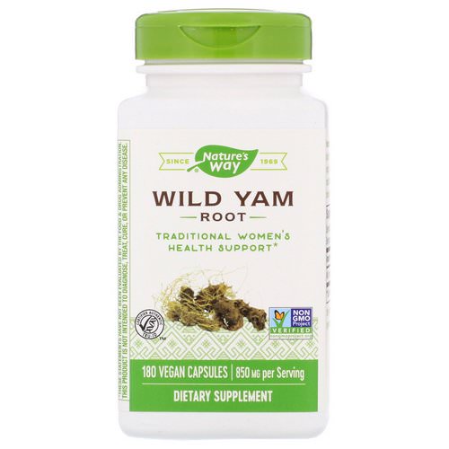 Nature's Way, Wild Yam Root, 850 mg, 180 Vegan Capsules Review