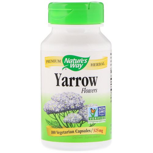 Nature's Way, Yarrow Flowers, 325 mg, 100 Vegetarian Capsules Review