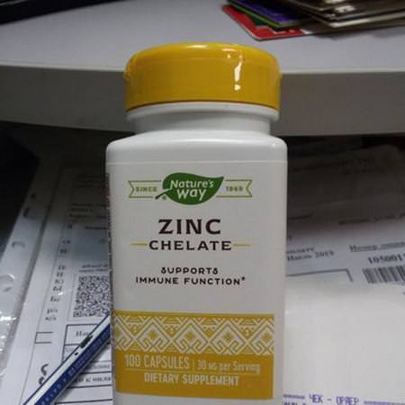 Nature's Way Supplements Minerals Zinc