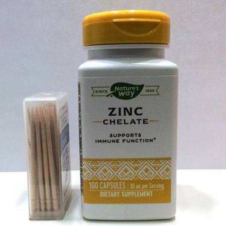 Nature's Way, Zinc Chelate, 30 mg, 100 Capsules Review
