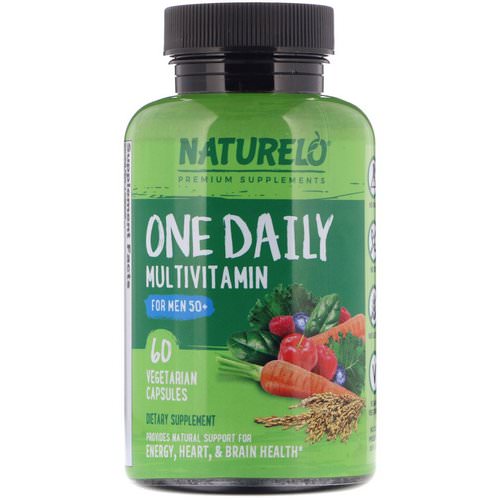NATURELO, One Daily Multivitamin for Men 50+, 60 Vegetarian Capsules Review