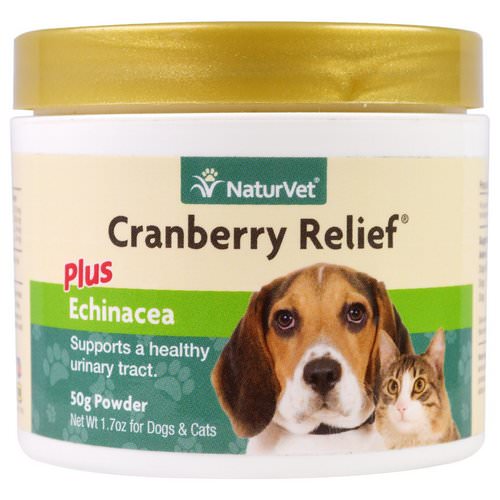 NaturVet, Cranberry Relief Plus Echinacea, For Dogs & Cats, 1.7 oz (50 g) Powder Review