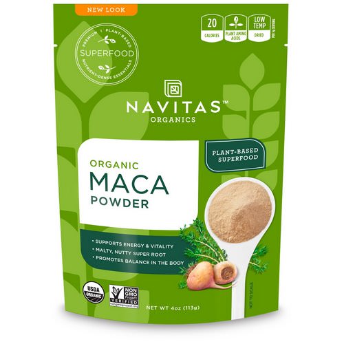 Navitas Organics, Organic Maca Powder, 4 oz (113 g) Review