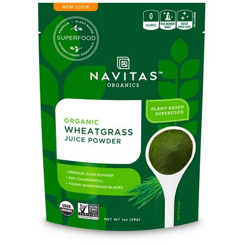 Navitas Organics, Organic Wheatgrass Juice Powder, 1 oz (28 g) Review
