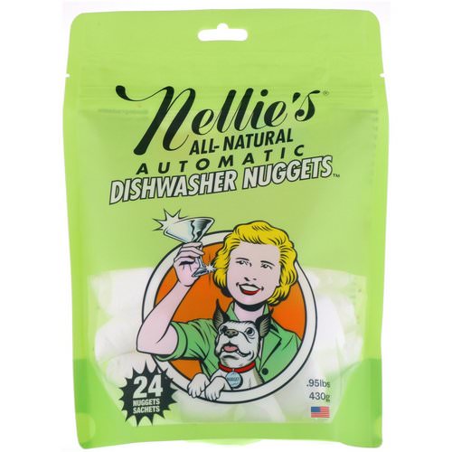 Nellie's, All-Natural, Automatic Dishwasher Nuggets, 24 Nuggets, .95 lbs (430 g) Review