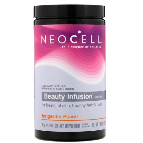 Neocell, Beauty Infusion Drink Mix, Tangerine, 11.64 oz (330 g) Review