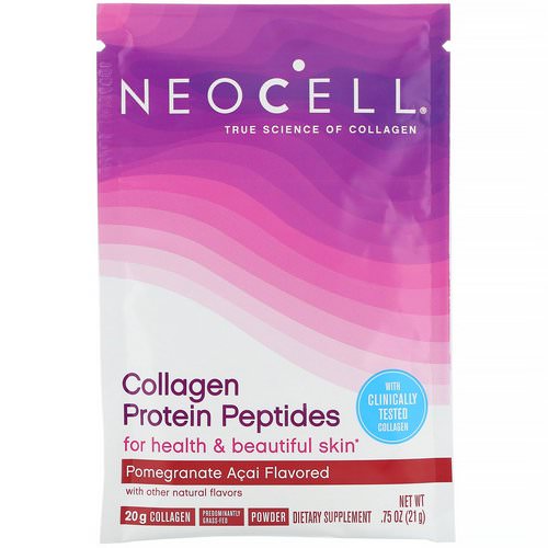 Neocell, Collagen Protein Peptides, Pomegranate Acai, .75 oz (21 g) Review
