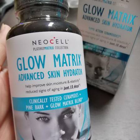 Neocell, Glow Matrix, Advanced Skin Hydrator, 90 Capsules Review