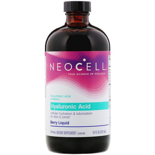 Neocell, Hyaluronic Acid, Berry Liquid, 50 mg, 16 fl oz (473 ml) Review
