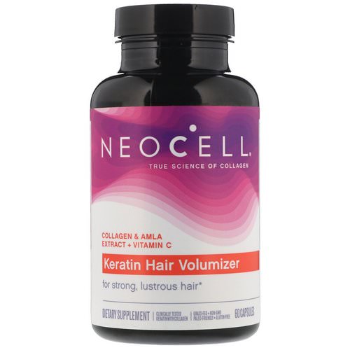 Neocell, Keratin Hair Volumizer, 60 Capsules Review