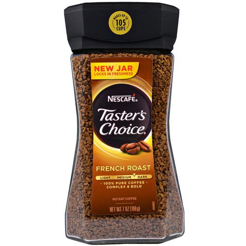 Nescafe, Taster's Choice, Instant Coffee, French Roast, 7 oz (198 g) Review