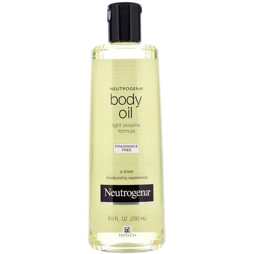 Neutrogena, Body Oil, Fragrance Free, 8.5 fl oz (250 ml) Review
