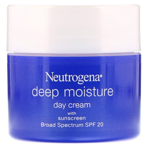 Neutrogena, Deep Moisture, Day Cream with Sunscreen, Broad Spectrum SPF 20, 2.25 oz (63 g) Review