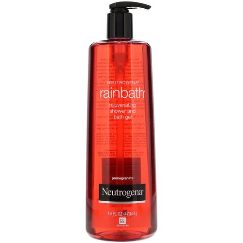 Neutrogena, Rainbath, Rejuvenating Shower and Bath Gel, Pomegranate, 16 fl oz (473 ml) Review