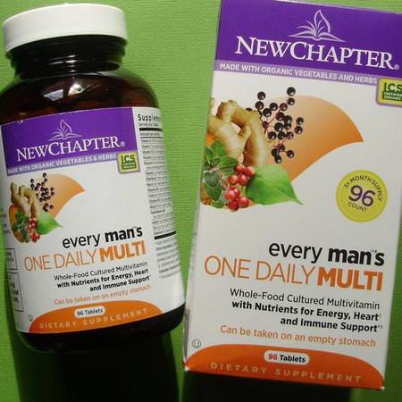 New Chapter Supplements Men's Health Men's Multivitamins