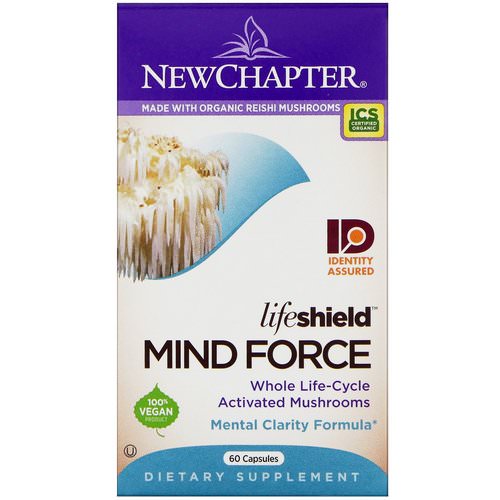 New Chapter, LifeShield, Mind Force, 60 Capsules Review