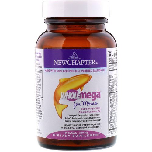 New Chapter, Wholemega For Moms, 500 mg, 90 Softgels Review