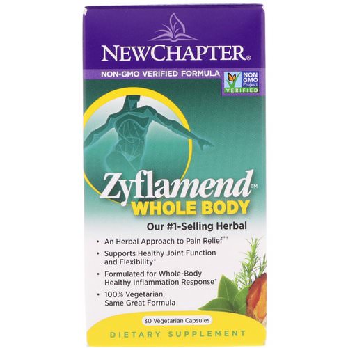 New Chapter, Zyflamend, Whole Body, 30 Vegetarian Capsules Review