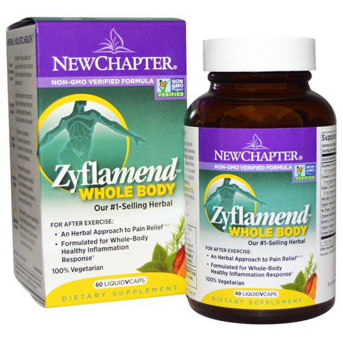 New Chapter, Zyflamend Whole Body, 60 Vegetarian Capsules Review