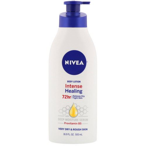 Nivea, Intense Healing Body Lotion, Very Dry & Rough Skin, 16.9 fl oz (500 ml) Review