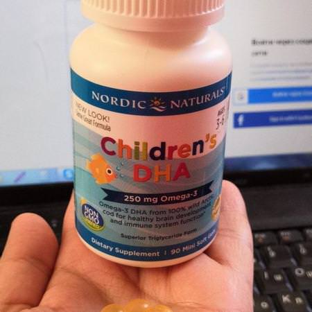 Nordic Naturals, Children's DHA, Strawberry, 250 mg, 180 Mini Soft Gels Review