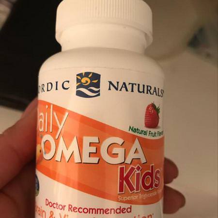 Nordic Naturals, Daily Omega Kids, Natural Fruit Flavor, 500 mg, 30 Soft Gels Review