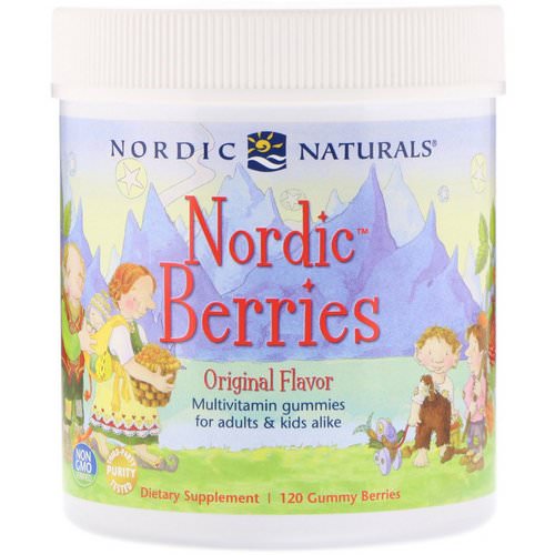Nordic Naturals, Nordic Berries, Multivitamin Gummies, Original Flavor, 120 Gummy Berries Review