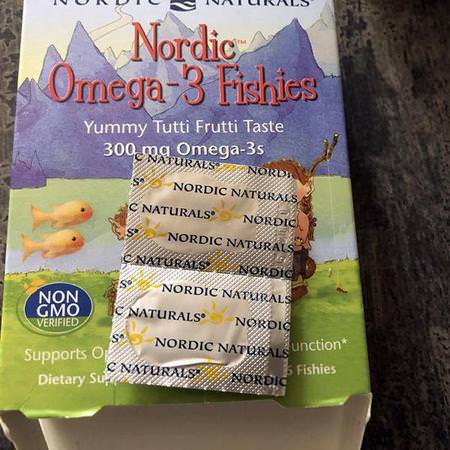 Nordic Naturals, Nordic Omega-3 Fishies, Yummy Tutti Frutti Taste, 300 mg, 36 Fishies Review