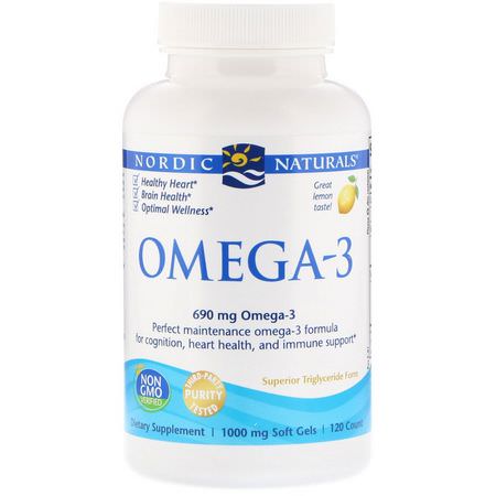 Nordic Naturals, Omega-3 Fish Oil