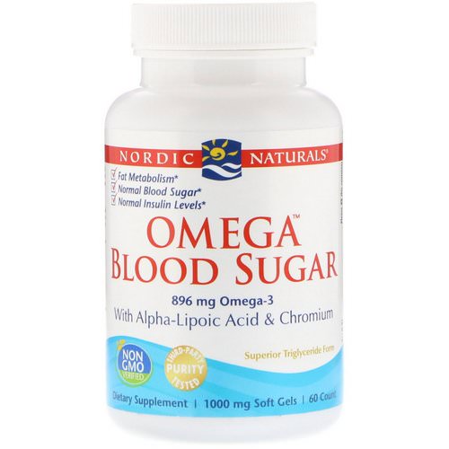 Nordic Naturals, Omega Blood Sugar, 1,000 mg, 60 Soft Gels Review