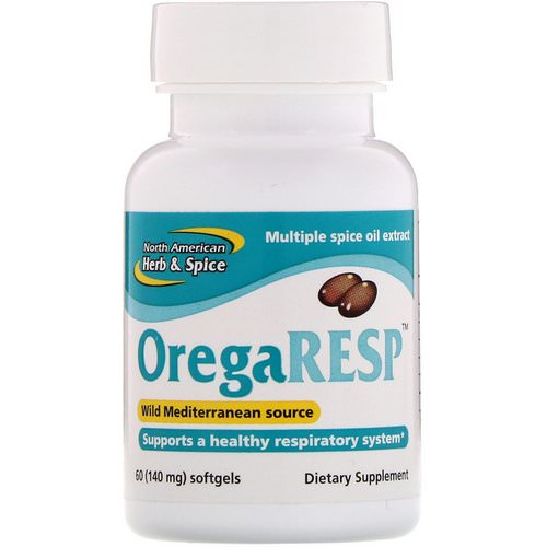 North American Herb & Spice, OregaResp, 140 mg, 60 Softgels Review