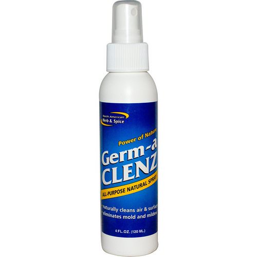 North American Herb & Spice, Germ-a Clenz, All Purpose Natural Spray, 4 fl oz (120 ml) Review
