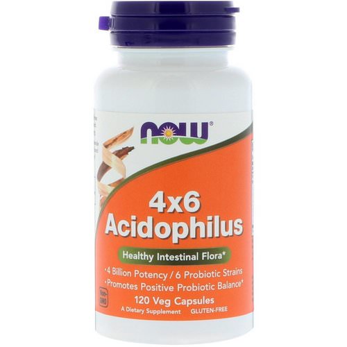 Now Foods, 4x6 Acidophilus, 120 Veg Capsules Review