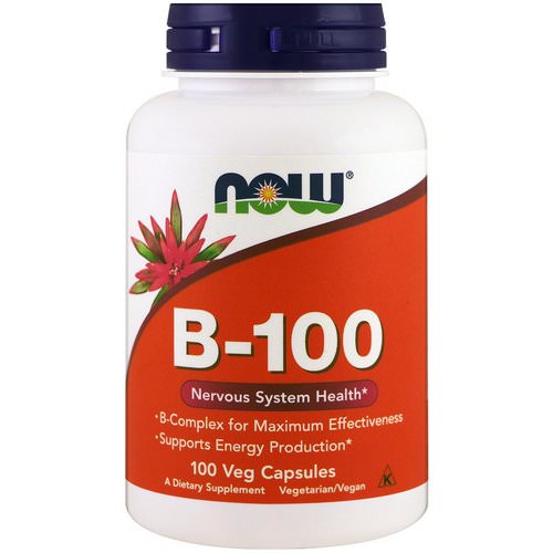 Now Foods, B-100, 100 Veg Capsules Review