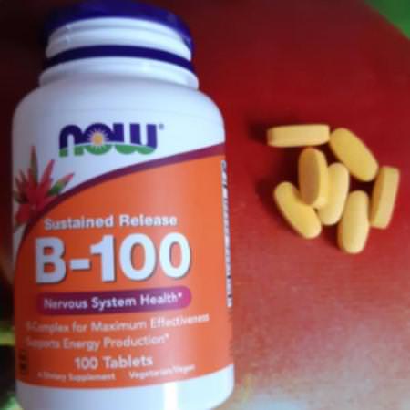 Now Foods, B-100, Sustained Release, 100 Tablets Review