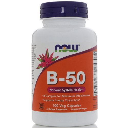 Now Foods, B-50, 100 Veg Capsules Review
