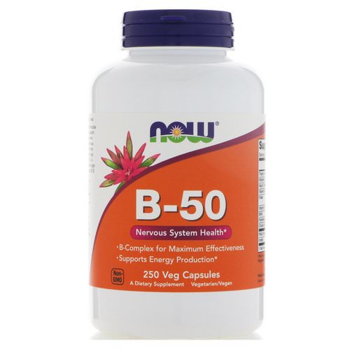 Now Foods, B-50, 250 Veg Capsules Review