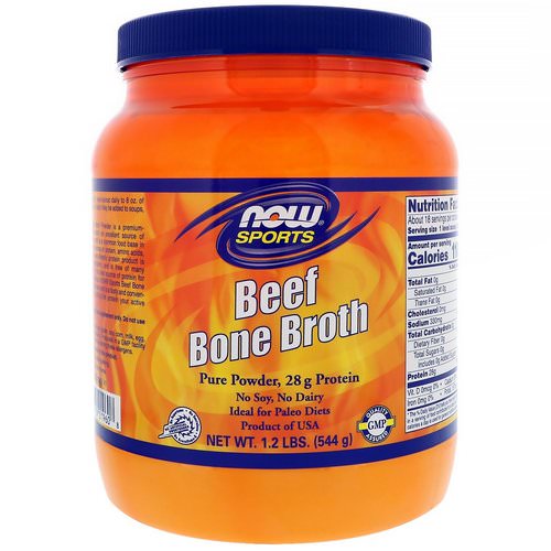 Now Foods, Beef Bone Broth, 1.2 lbs (544 g) Review
